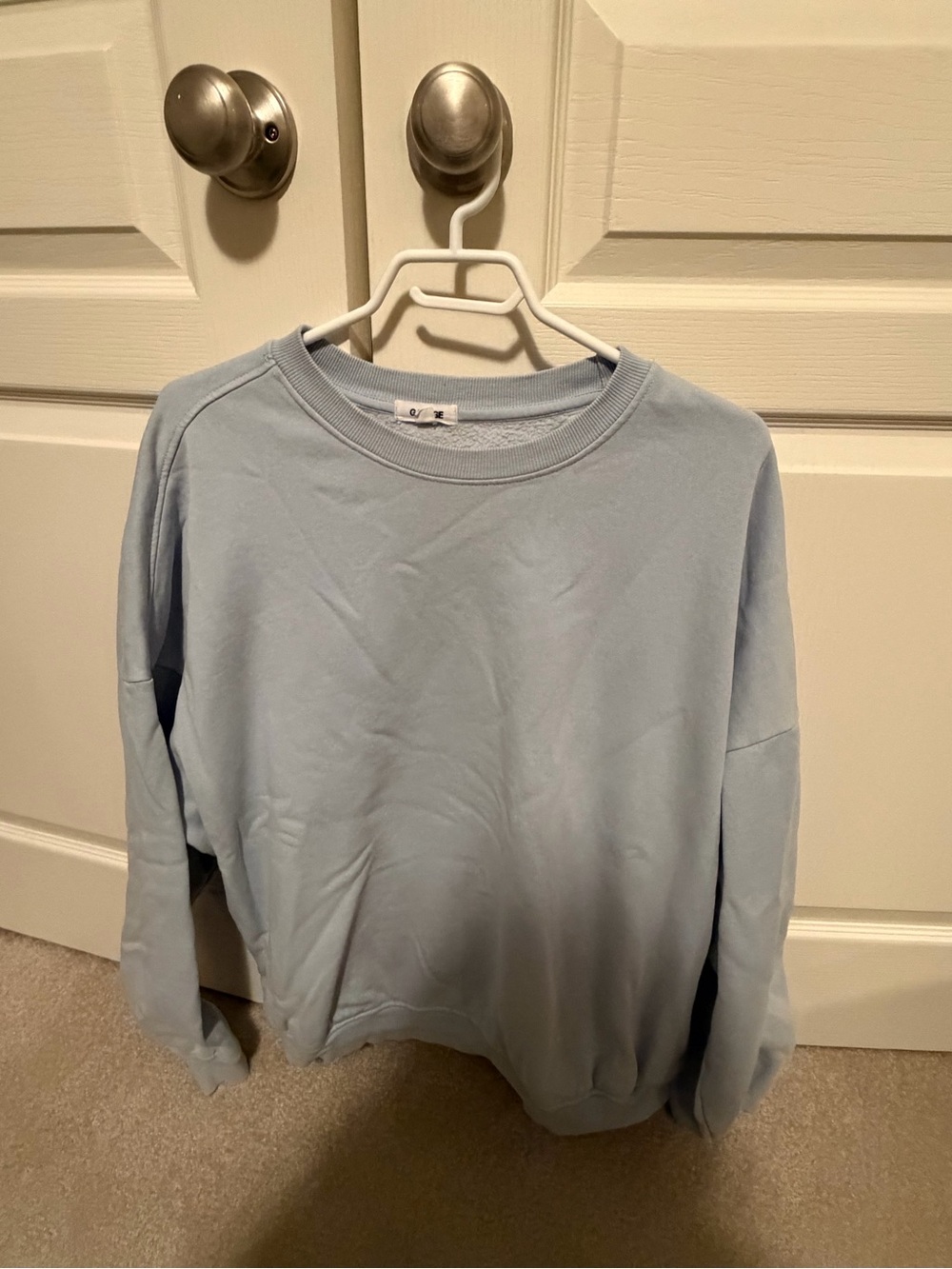 Garage Pastel Blue Crewneck Sweatshirt